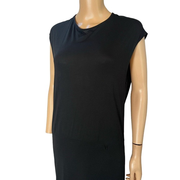 Haute Hippie Modal Jersey Maxi Dress Tied Open Back - Picture 4 of 10